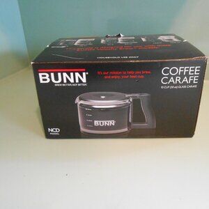 BUNN 10 Cup (50 oz.) Glass Coffee Carafe Decanter Model NCD New in Box